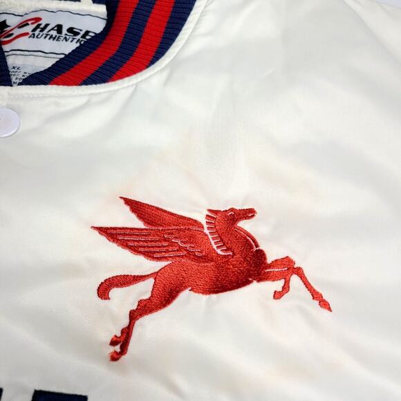 Vintage Chase Authentics Mobile 1 Jeremy Mayfield #12 NASCAR Snap Jacket Size XL - Picture 7 of 11